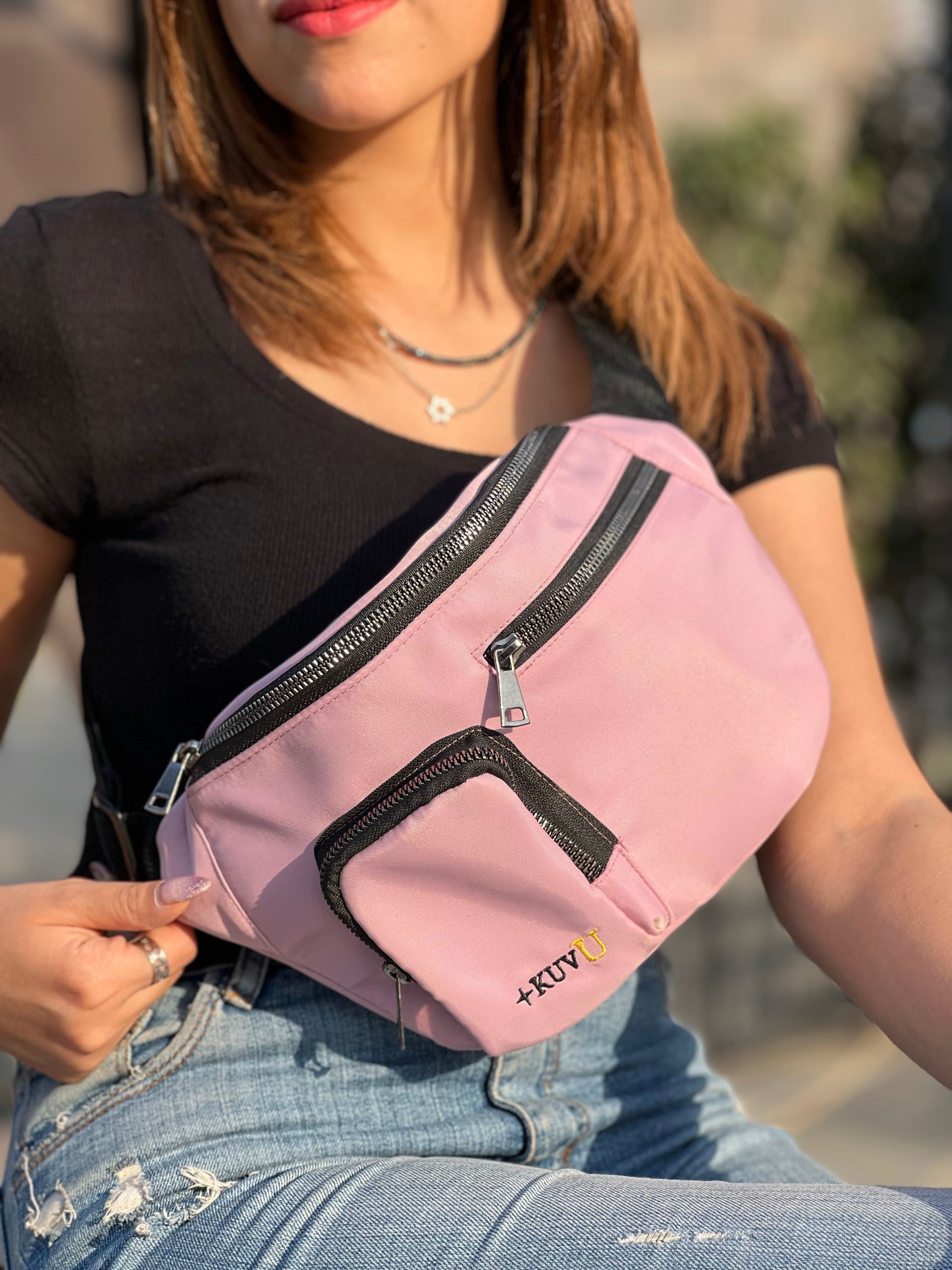 pink fanny pack