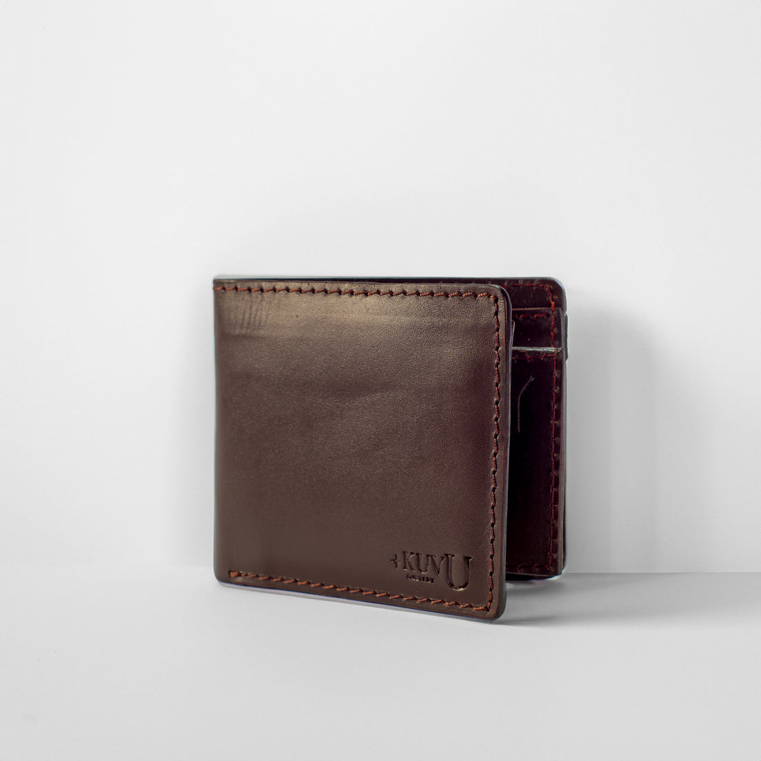 LEATHER WALLET - Dark Brown + Card Holder